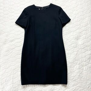Talbots Vintage Sheath Wool Career Office Work Made In USA Short Sleeve Dress 10